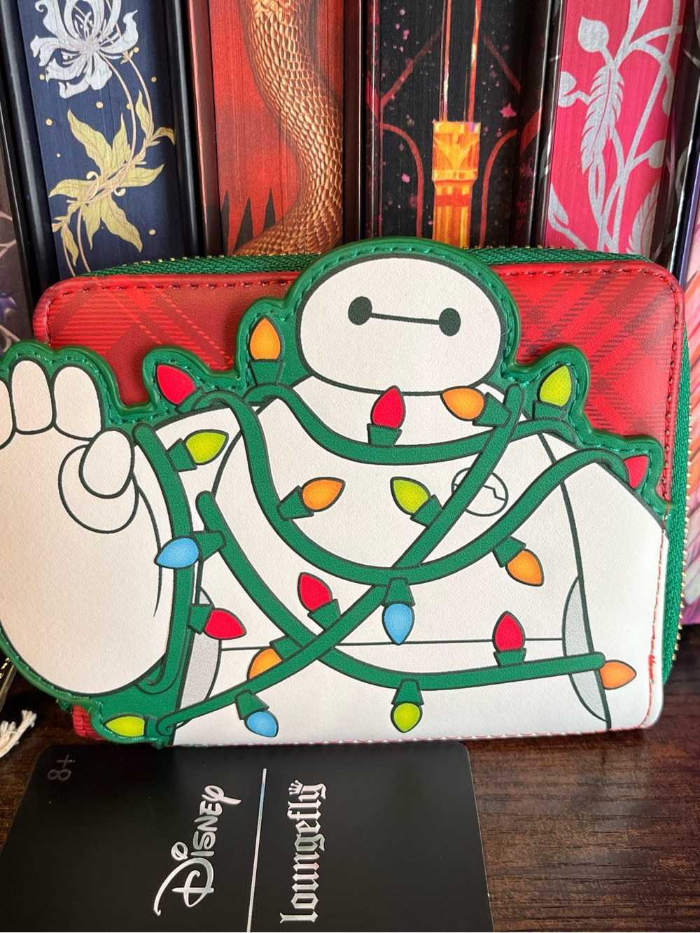 Disney Big Hero 6 Baymax Christmas Holiday Loungefly Wallet Baymax with Christma